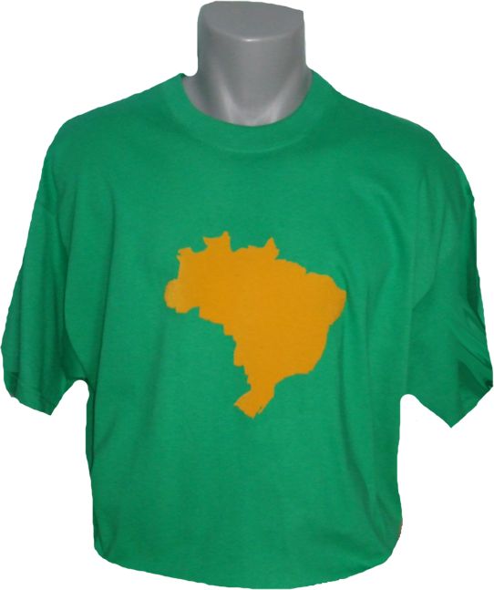 Brasilien T-Shirt Map