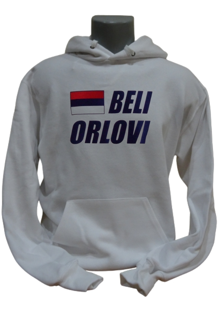 Serbien Hoodie Beli Orlovi