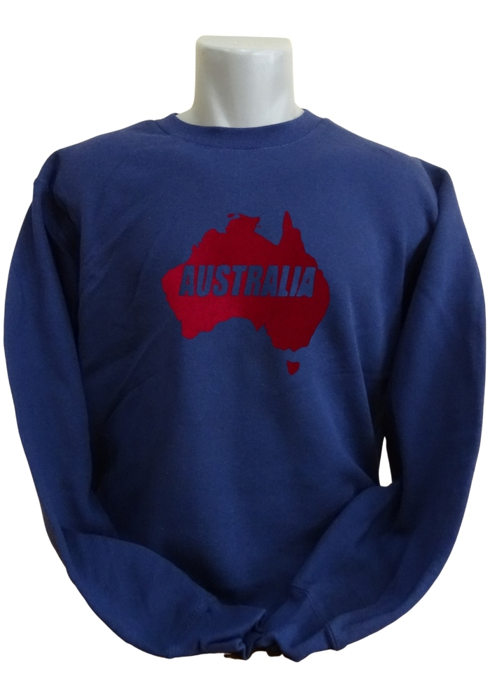 Australien Sweatshirt Map&Name