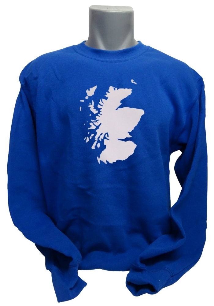 Schottland Sweatshirt Map