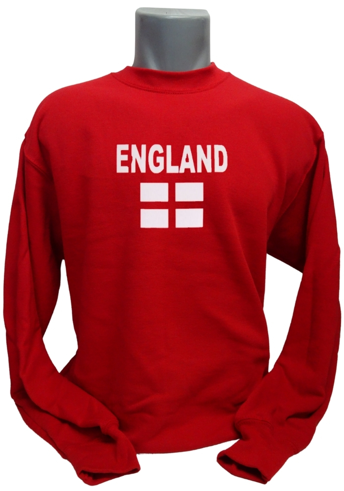 England Sweatshirt N&F rot