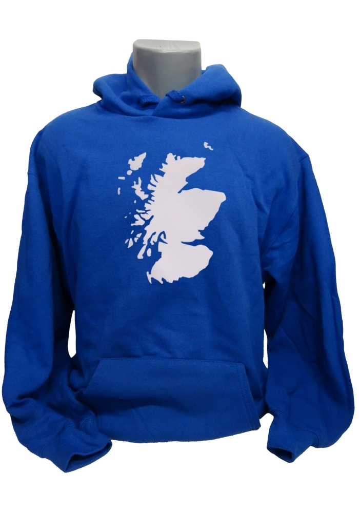 Schottland Hoodie Map