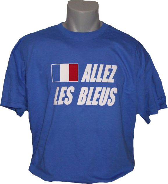 Frankreich T-Shirt Allez les Bleus