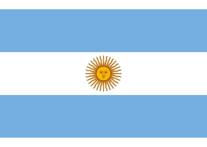 Argentinien Fahne