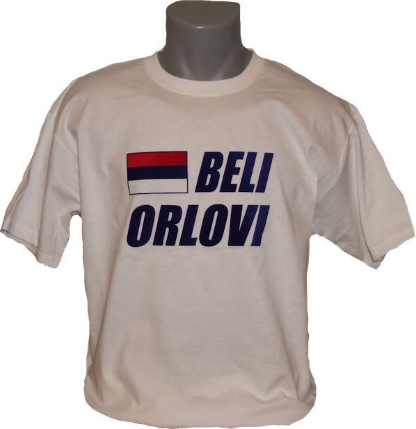 Serbien T-Shirt Beli Orlovi