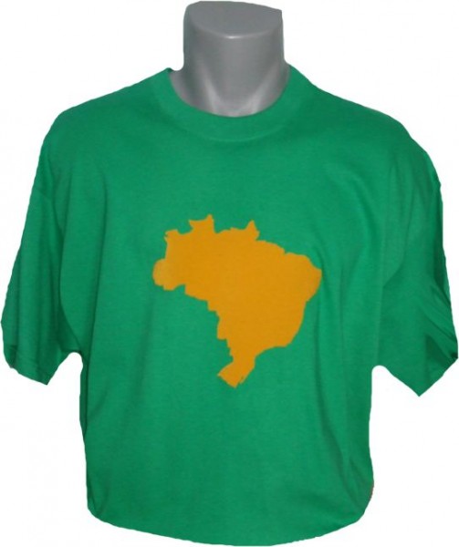 Brasilien T-Shirt Map