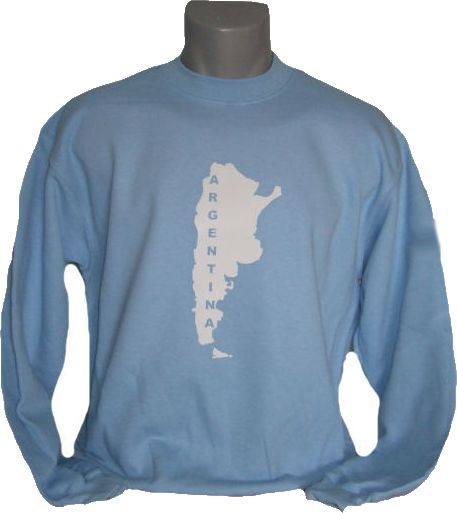 Argentinien Sweatshirt Map&Name