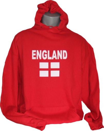 England Hoodie N&F rot