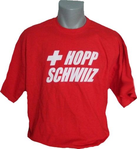 Schweiz T-Shirt Hopp Schwiiz